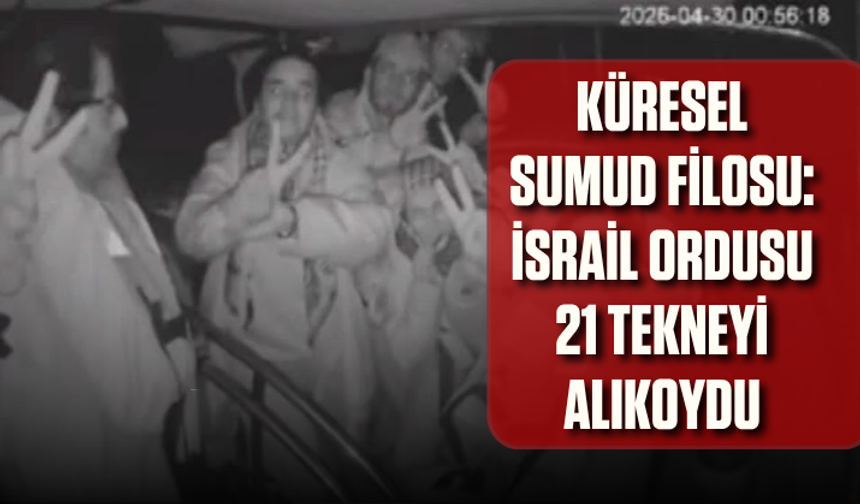 Küresel Sumud Filosu: İsrail ordusu 21 tekneyi alıkoydu