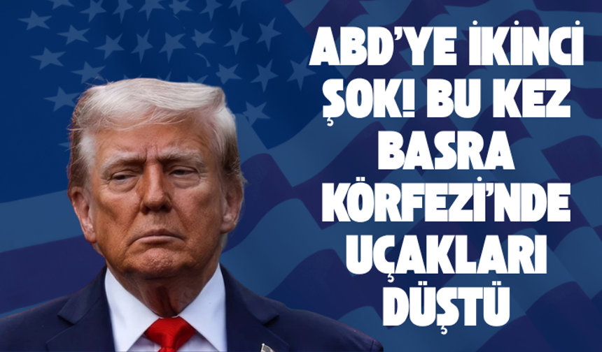 ABD'ye ikinci şok! Bu kez Basra Körfezi'nde uçakları düştü