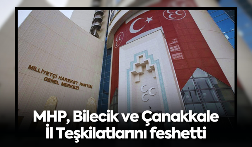 MHP, 3 ilde teşkilatlarını feshetti