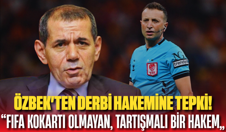 Dursun Özbek'ten derbi hakemine sert tepki! "FIFA kokartı olmayan, tartışmalı bir hakem"