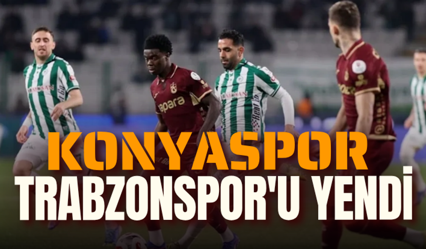 Konyaspor, Trabzonspor'u yendi