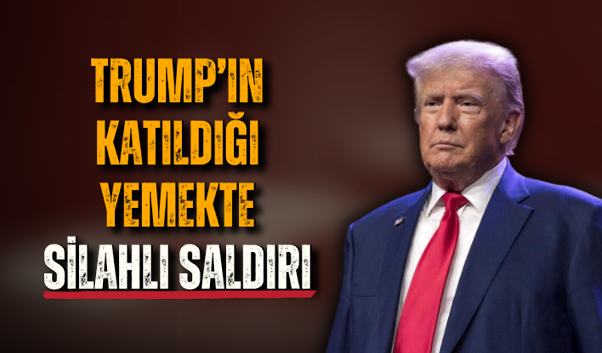 Trump’ın katıldığı yemekte silahlı saldırı: Apar topar dışarı çıkarıldı