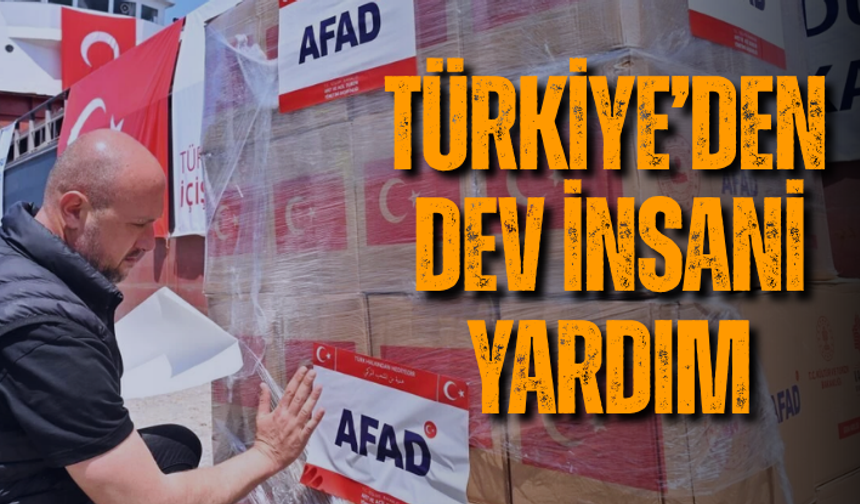 Türkiye'den, Lübnan'a 730 tonluk insani yardım