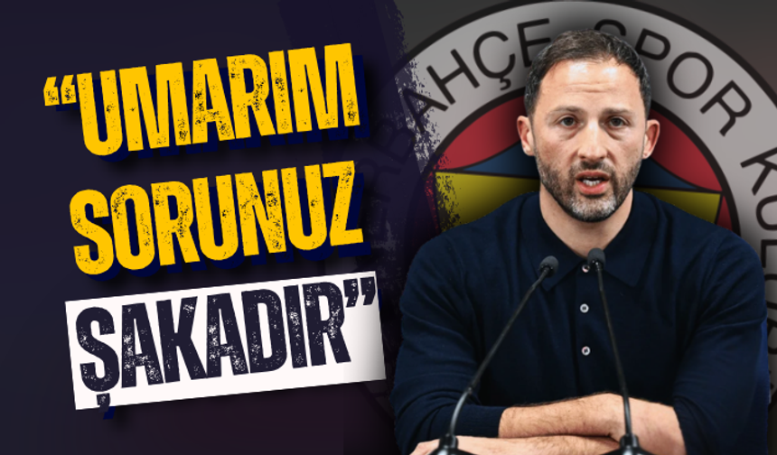 Domenico Tedesco şaştı kaldı: “Umarım sorunuz şakadır”