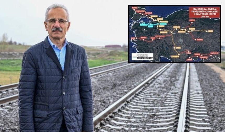 Bursa YHT'ye kavuşuyor! Ankara ve İstanbul’a seyahat 2 saat 15 dakika!