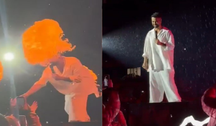 Alev yüzüne sıçradı! Tan Taşçı konserde facianın eşiğinden döndü