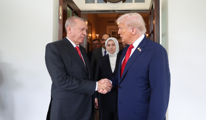 Cumhurbaşkanı Erdoğan, Donald Trump ile görüştü