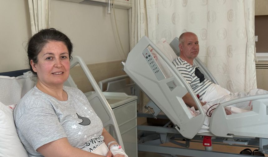 Aynı hastalık, aynı gün ameliyat! Karı kocayı doktorlar bile şaşırttı