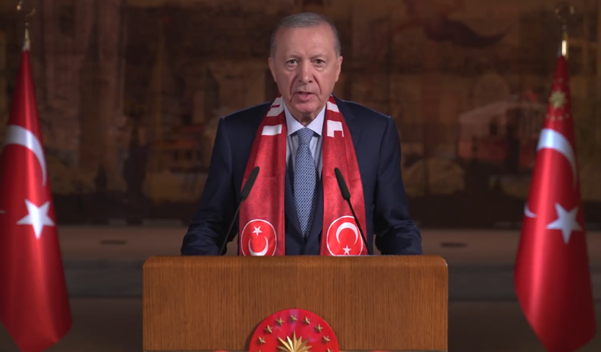 Cumhurbaşkanı Erdoğan'dan A Milli Takım'a destek mesajı