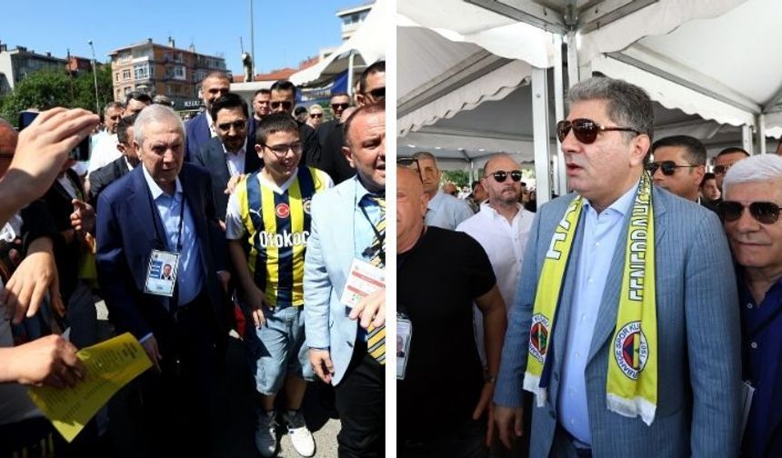 Fenerbahçe'de seçim günü! Başkan adaylarına yoğun ilgi