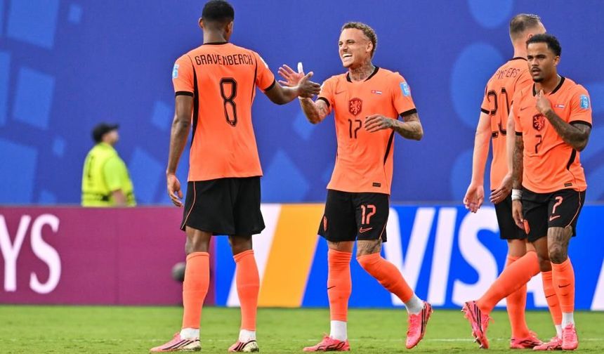 Hollanda, 7 puanla F Grubu’nu lider tamamladı