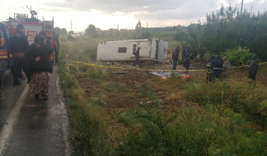 Isparta’da tur minibüsü şarampole yuvarlandı: 5 ölü, 25 yaralı
