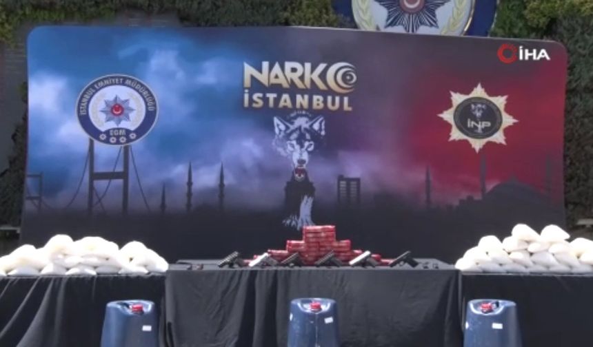 İstanbul merkezli 4 ilde uyuşturucu operasyonu: 110 gözaltı