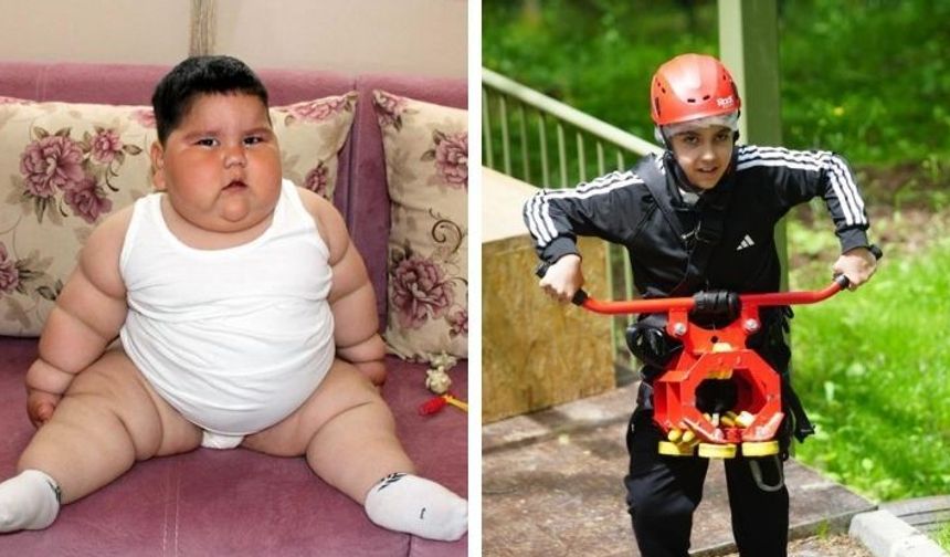 Yağız'ın inanılmaz değişimi! 5 yaşında 90 kiloydu, 11 yaşında 40 kilo
