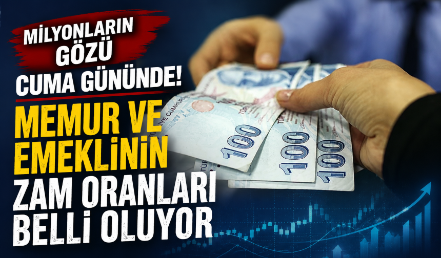 25 milyon kişiyi ilgilendiren zam oranı cuma günü açıklanacak