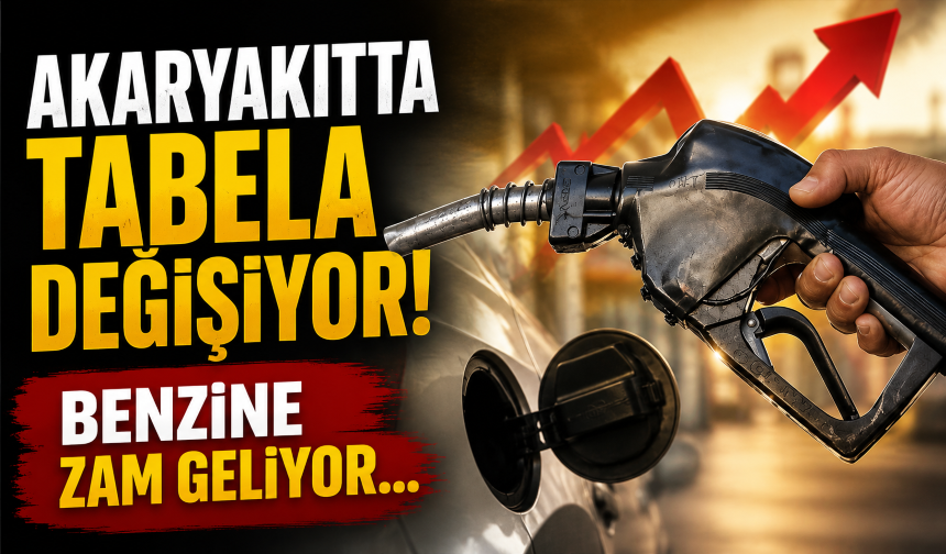 Akaryakıtta tabela değişiyor! Benzine zam geliyor...