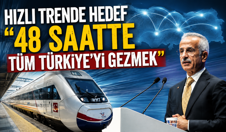 Hızlı trende hedef "48 saatte tüm Türkiye'yi gezmek"