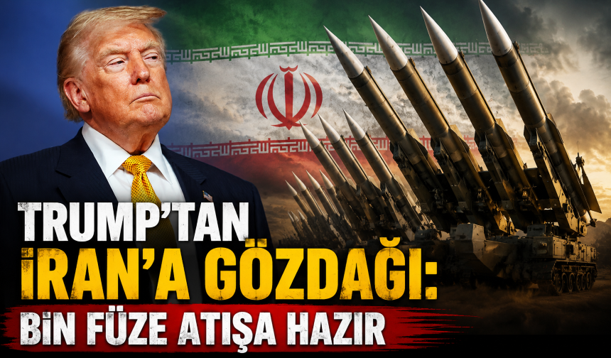 Trump'tan İran’a gözdağı: Bin füze atışa hazır