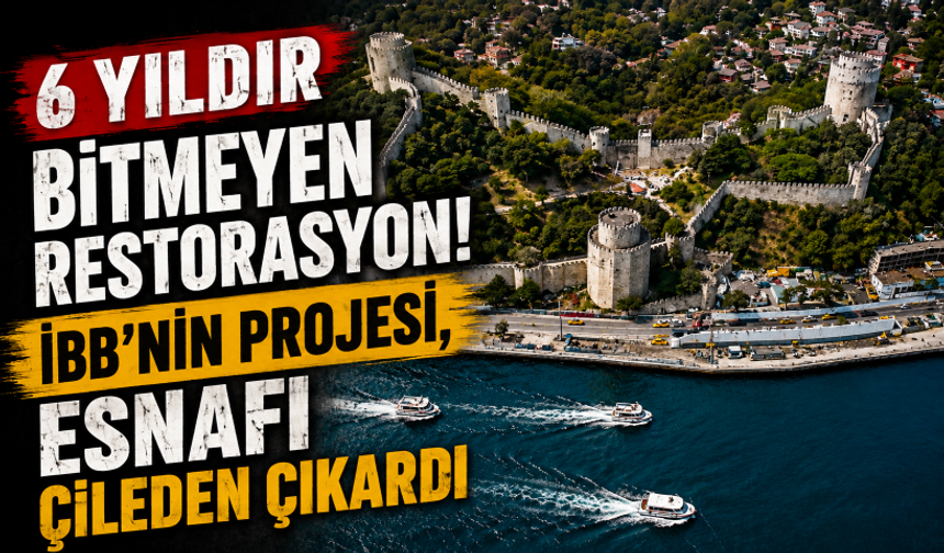 6 yıldır bitmeyen restorasyon! İBB'nin projesi, esnafı çileden çıkardı