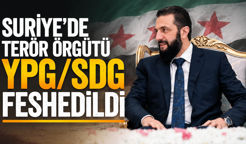 Suriye'de terör örgütü YPG/SDG feshedildi
