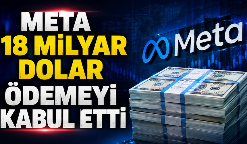 Meta 18 milyar dolar ödemeyi kabul etti