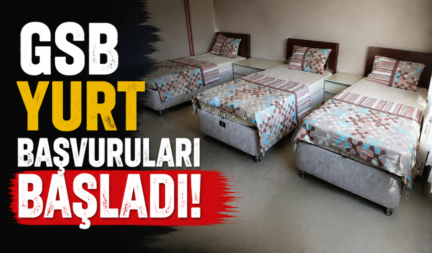 Gençlik ve Spor Bakanlığı yurt başvuruları başladı