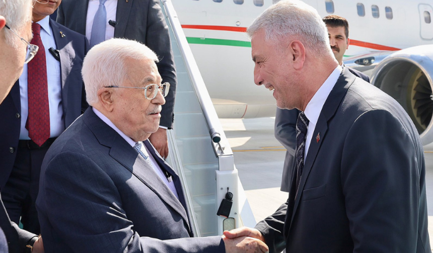 Filistin Devlet Başkanı Abbas Ankara'ya geldi