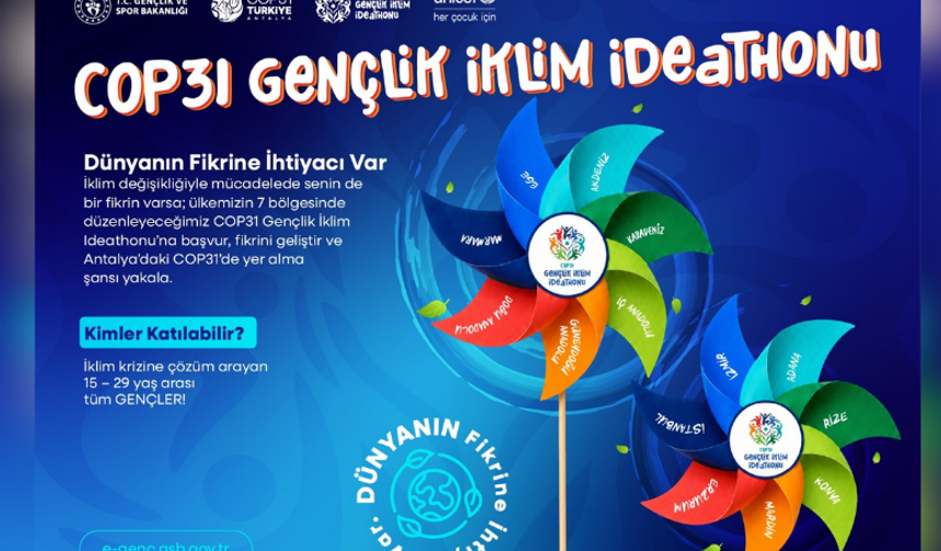 COP31 Gençlik İklim İdeathonu başvuruları başladı