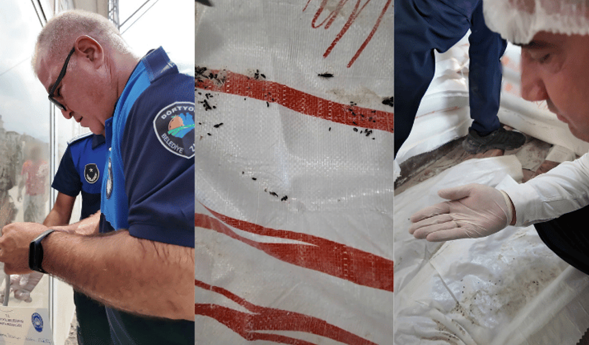 Ekmek fırınından çıkmayan kalmadı: Fare dışkısı, böcek, dondurucudan paslı keser...