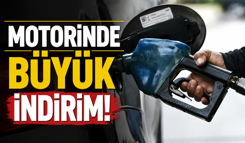Motorinde büyük indirim