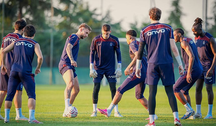 Trabzonspor, Ferencvaros maçının hazırlıklarını tamamladı