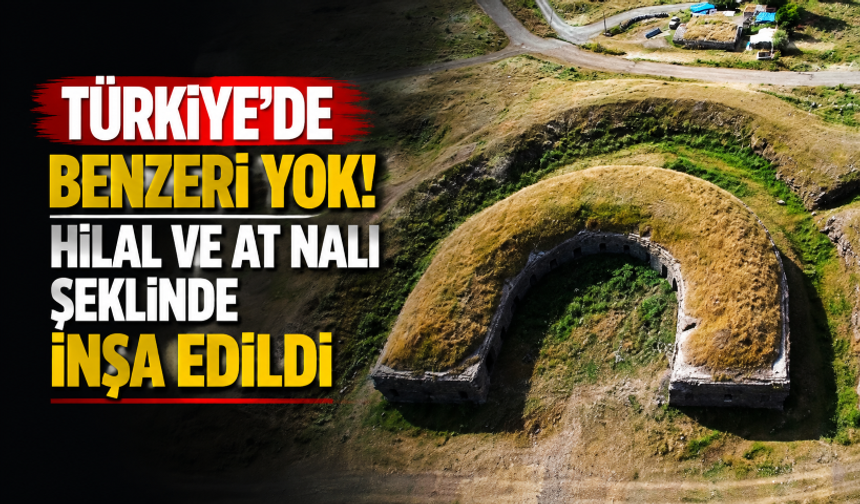Türkiye’de benzeri yok! Hilal ve at nalı şeklinde inşa edildi