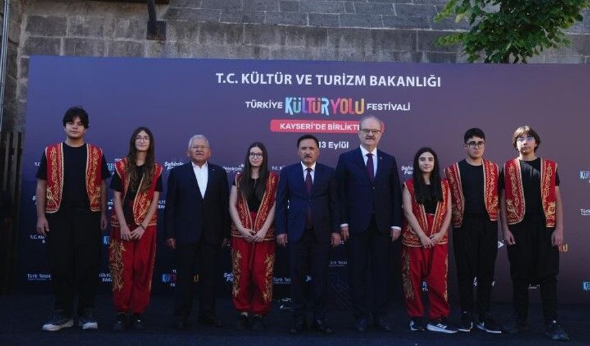 Kayseri’de Türkiye Kültür Yolu heyecanı başladı