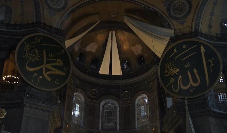 Ayasofya restorasyonunda yeni bir aşamaya geçildi