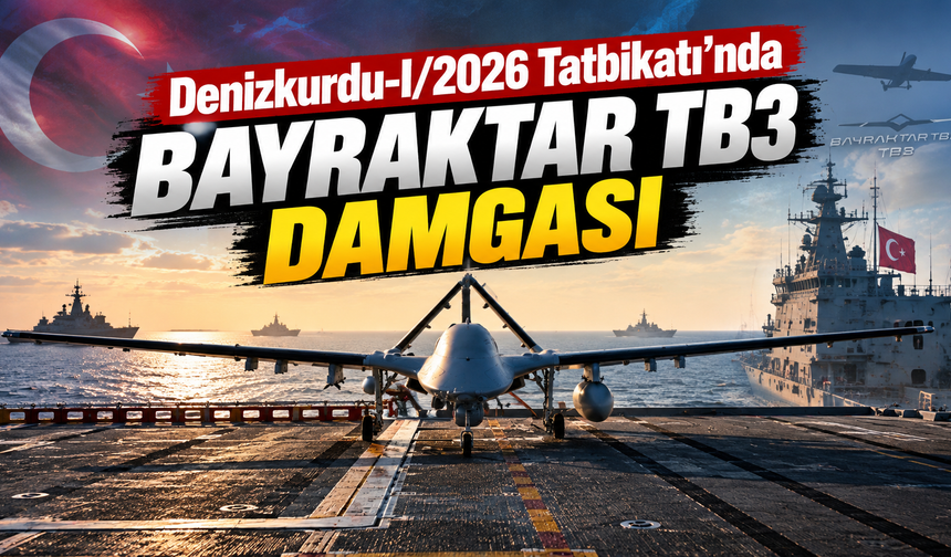Denizkurdu-I/2026 Tatbikatı’nda Bayraktar TB3 damgası