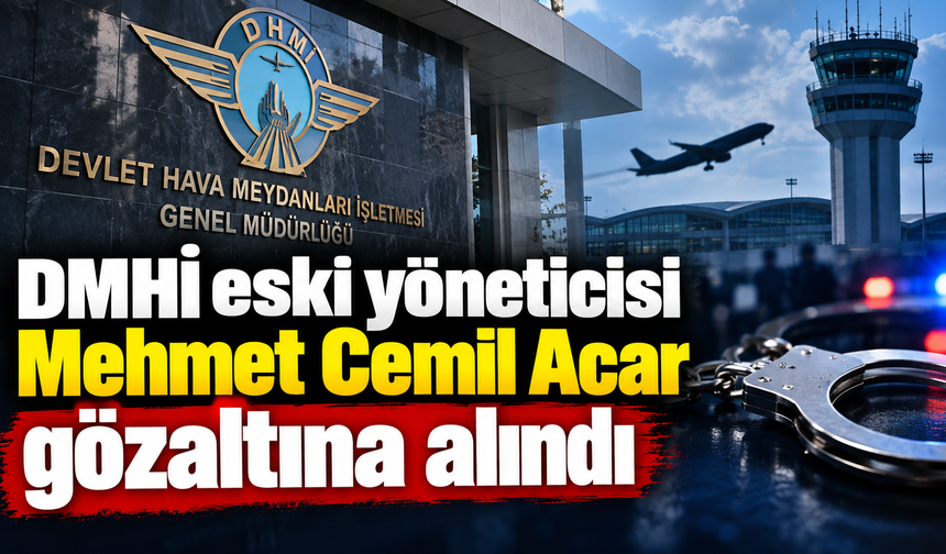 DMHİ eski yöneticisi Mehmet Cemil Acar gözaltına alındı