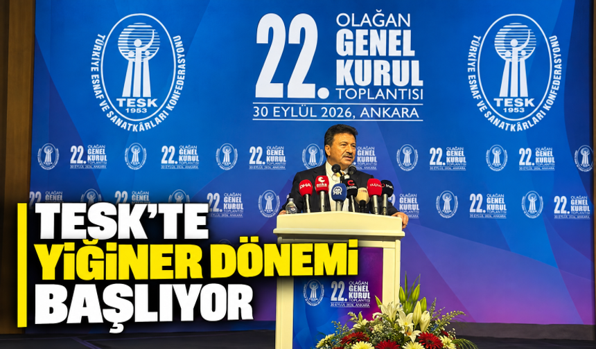 19 yıllık Palandöken dönemi sona erdi! TESK'te Yiğiner dönemi başlıyor