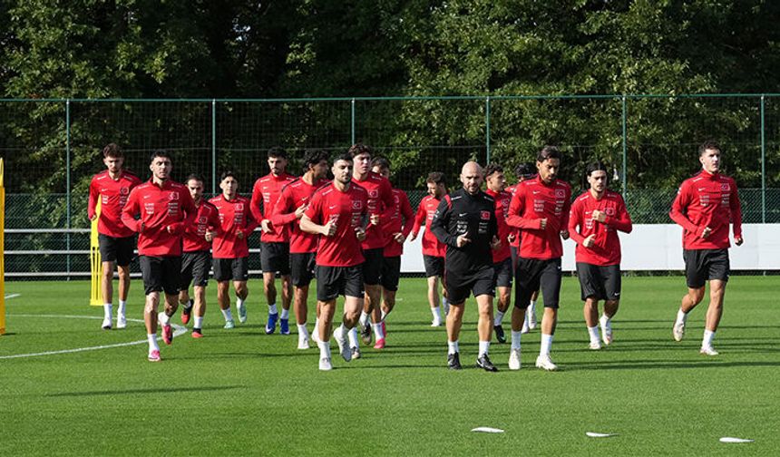 A Milli Futbol Takımı, İtalya maçının hazırlıklarına başladı