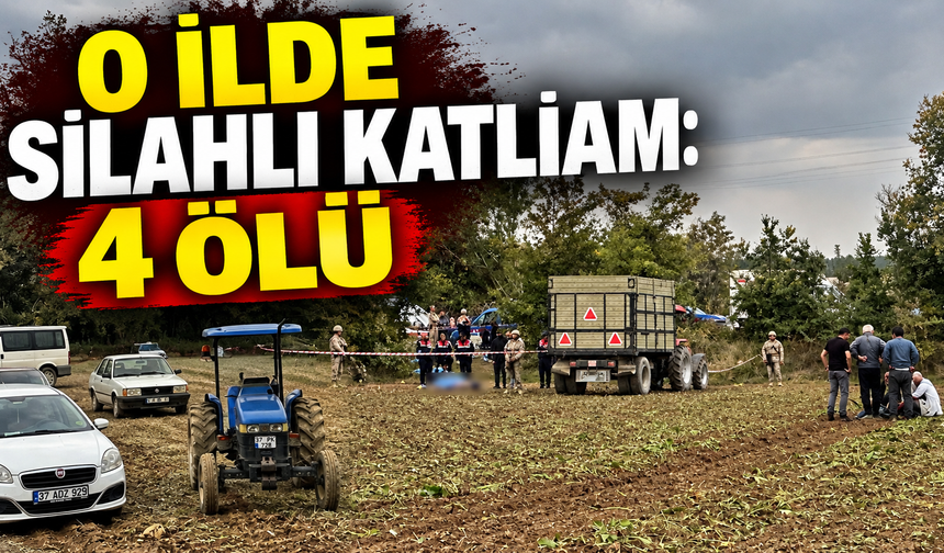 O ilde silahlı katliam: 4 ölü