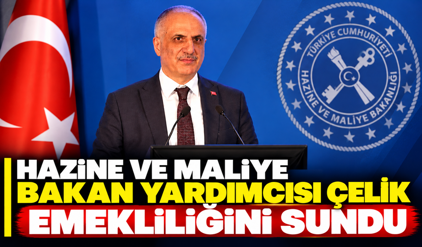 Hazine ve Maliye Bakan Yardımcısı Çelik emekliliğini sundu