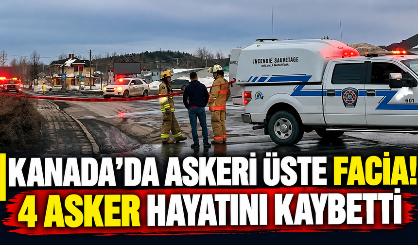 Kanada’da askeri üste facia! 4 asker hayatını kaybetti