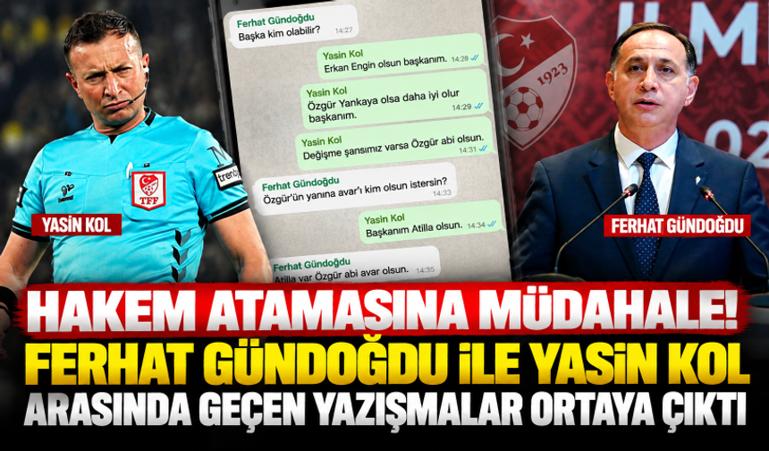 MHK Başkanı Ferhat Gündoğdu ile Yasin Kol arasında geçen yazışmalar ortaya çıktı
