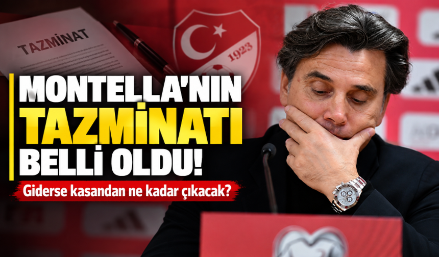 Montella'nın Tazminatı belli oldu! Giderse kasandan ne kadar çıkacak?