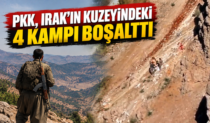 PKK, Irak'ın kuzeyindeki 4 kampı boşalttı
