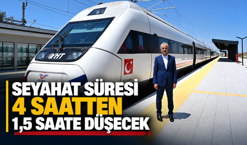 Halkalı-Kapıkule'de seyahat süresi 4 saatten 1,5 saate düşecek