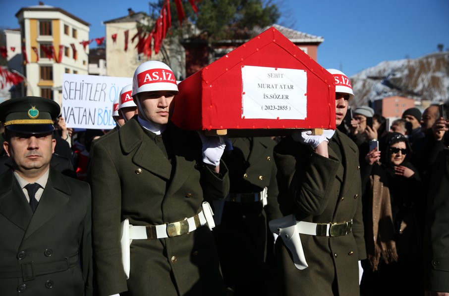 İstihkam Sözleşmeli Er Murat Atar'ın Cenazesi