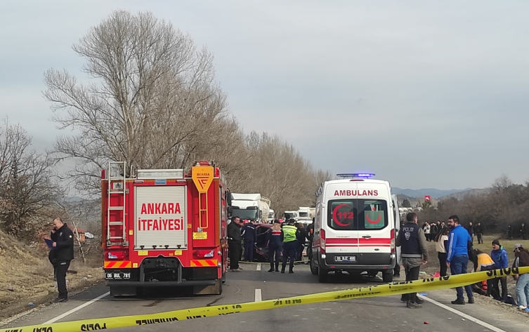 Ankara'da Trafik Kazası; 3 Ölü, 3 Yaralı1