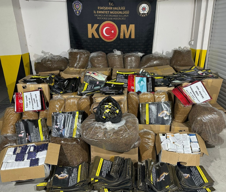 Eskişehir'de Kaçakçılık Operasyonu,18 Gözaltı