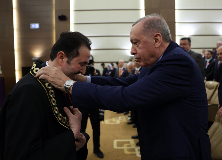 Cumhurbaşkanı Erdoğan Anayasa Mahkemesi'ndeki Törene Katıldı1