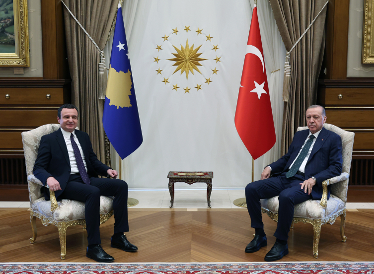 Cumhurbaşkanı Erdoğan, Albin Kurti'yi Kabul Etti1